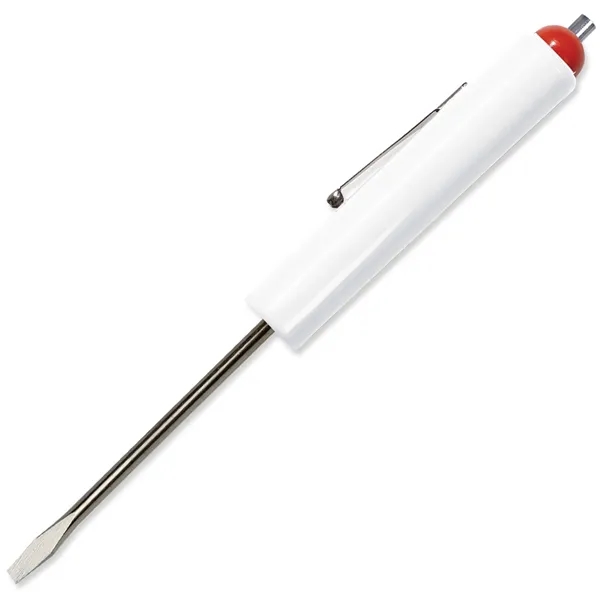 Pocket screwdriver with 1/8" flat tip blade and magnet top.... from ASI 54040 Fey Promo / Mi Line by Fey