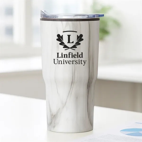 Stainless steel travel tumbler with thermoplastic liner... from ASI 84592 St Regis Group
