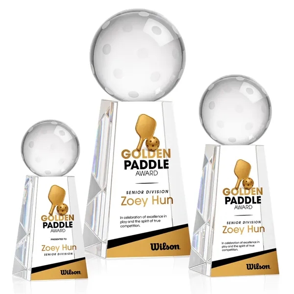 Pickleball VividPrint™ Award on Novita - Clear... from ASI 84592 St Regis Group / St Regis
