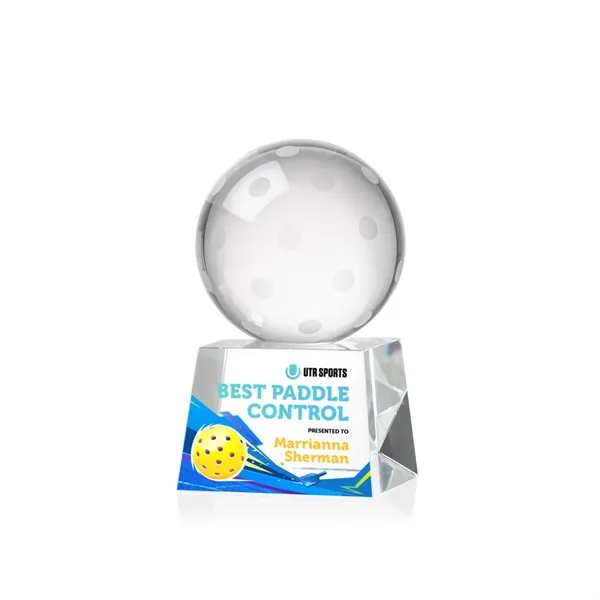Pickleball VividPrint™ Award on Robson Base - Clear... from ASI 84592 St Regis Group / St Regis