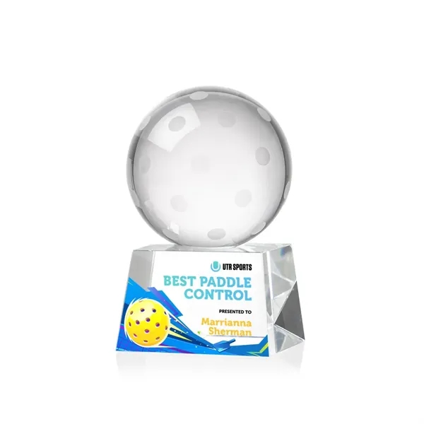 Pickleball VividPrint™ Award on Robson Base - Clear... from ASI 84592 St Regis Group / St Regis