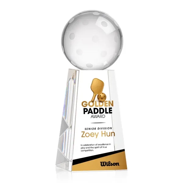 Pickleball VividPrint™ Award on Novita - Clear... from ASI 84592 St Regis Group / St Regis