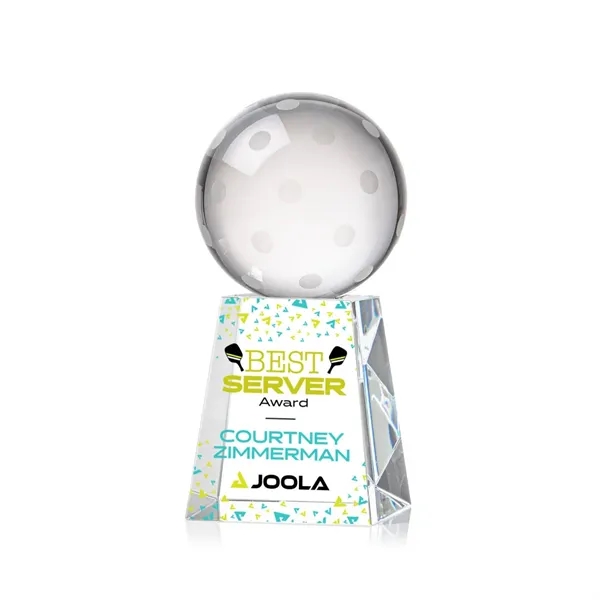 Pickleball VividPrint™ Award on Celestina - Clear... from ASI 84592 St Regis Group / St Regis