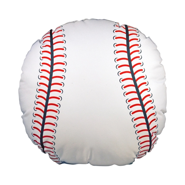 Baseball Shaped Pillow - Promote your favorite team or brand with... from ASI 67557 LimeLight Ent