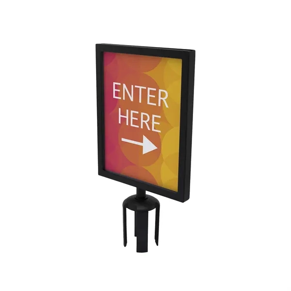 Add messaging to your belt barriers to guide and inform customers.... from ASI 87188 Showdown Displays