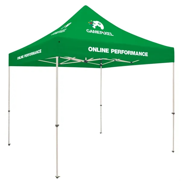 Standard tent kit with a 10' tent, crank-up canopy, stake kit,... from ASI 87188 Showdown Displays