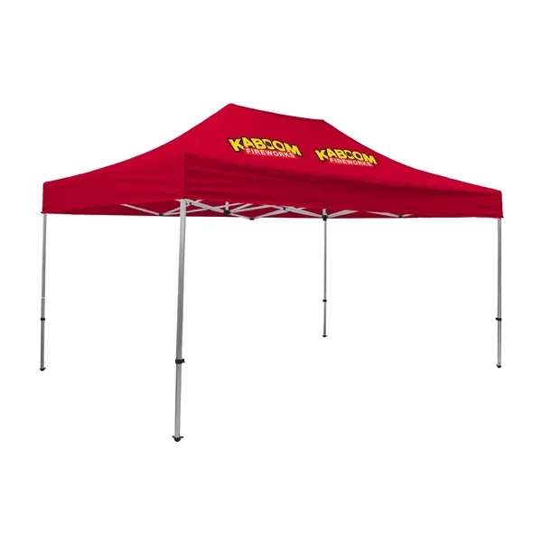 Tent kit with a 15' x 10' tent, crank-up canopy, stake... from ASI 87188 Showdown Displays