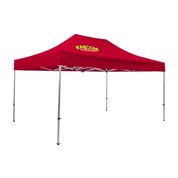 Tent kit with a 15' x 10' tent, crank-up canopy, stake... from ASI 87188 Showdown Displays