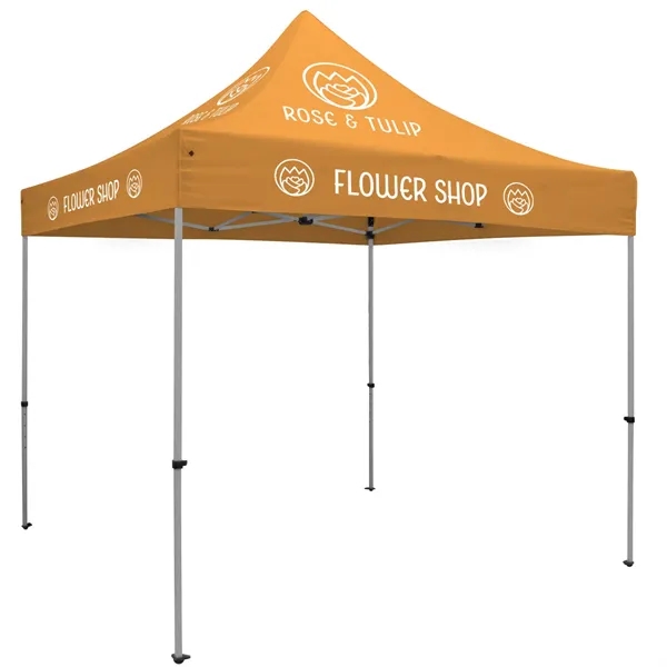 Premium tent kit with a 10' tent, crank-up canopy, stake kit,... from ASI 87188 Showdown Displays