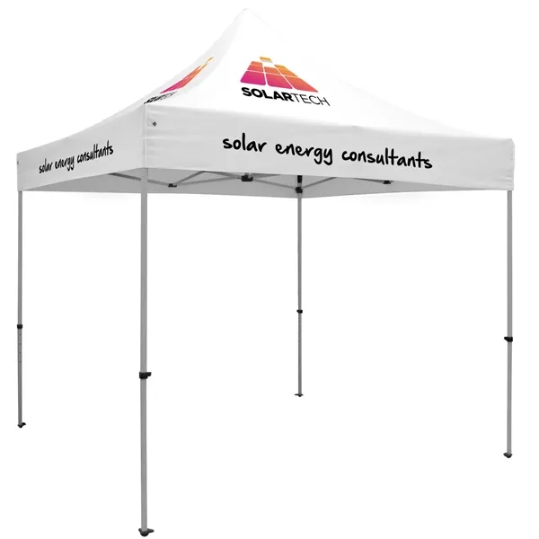 Premium tent kit with a 10' tent, crank-up canopy, stake kit,... from ASI 87188 Showdown Displays