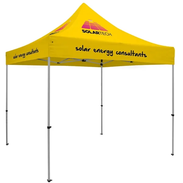 Premium tent kit with a 10' tent, crank-up canopy, stake kit,... from ASI 87188 Showdown Displays