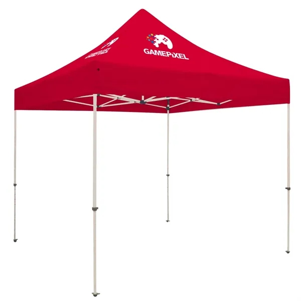 Standard tent kit with a 10' tent, crank-up canopy, stake kit,... from ASI 87188 Showdown Displays