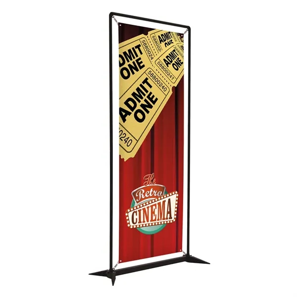 3' FrameWorx display with one-sided Titan no-curl opaque fabric.... from ASI 87188 Showdown Displays