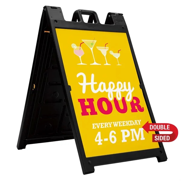 Deluxe A-frame with double-sided signboard and carry handle.... from ASI 87188 Showdown Displays