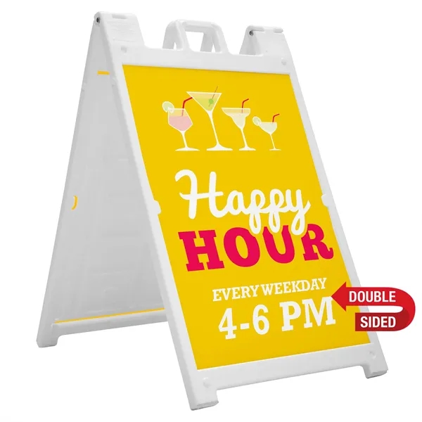 Deluxe A-frame with double-sided signboard and carry handle.... from ASI 87188 Showdown Displays