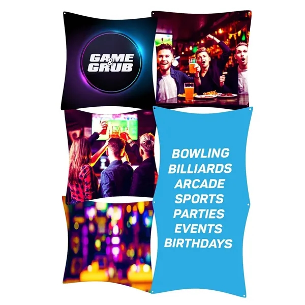 Graphic panels for the GeoMetrix Double Stack Kit - includes one... from ASI 87188 Showdown Displays