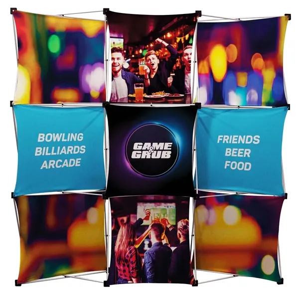 GeoMetrix Checkerboard Kit - includes a 9-quad square frame, one A... from ASI 87188 Showdown Displays