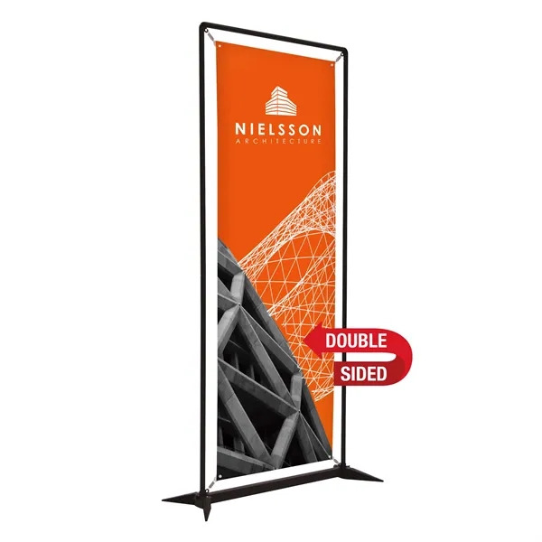 3' FrameWorx display with double-sided 13 oz. smooth scrim vinyl banner.... from ASI 87188 Showdown Displays