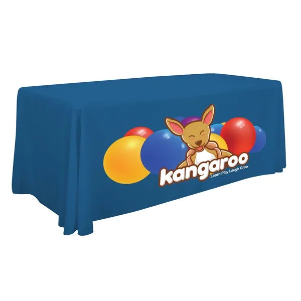 6' standard table throw made of polyester with 4 sides, draped... from ASI 87188 Showdown Displays