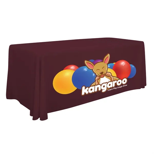 6' standard table throw made of polyester with 4 sides, draped... from ASI 87188 Showdown Displays