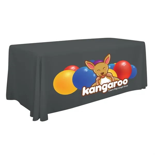 6' standard table throw made of polyester with 4 sides, draped... from ASI 87188 Showdown Displays