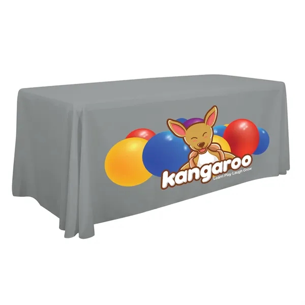 6' standard table throw made of polyester with 4 sides, draped... from ASI 87188 Showdown Displays