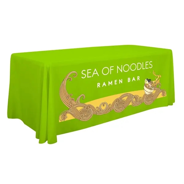 6' standard table throw made of polyester with 4 sides, draped... from ASI 87188 Showdown Displays