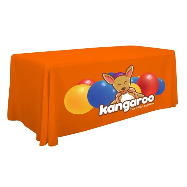 6' standard table throw made of polyester with 4 sides, draped... from ASI 87188 Showdown Displays