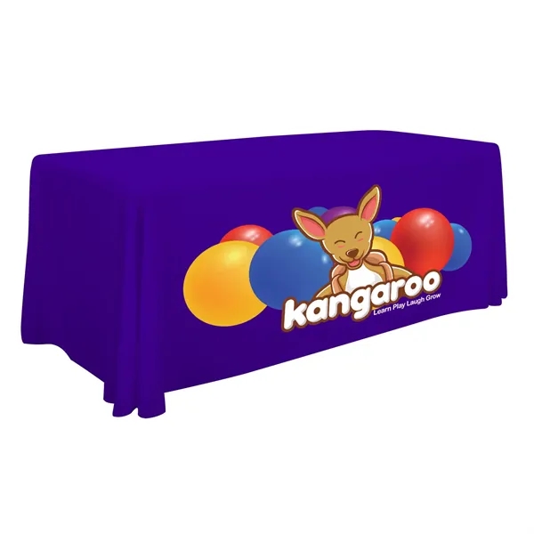 6' standard table throw made of polyester with 4 sides, draped... from ASI 87188 Showdown Displays