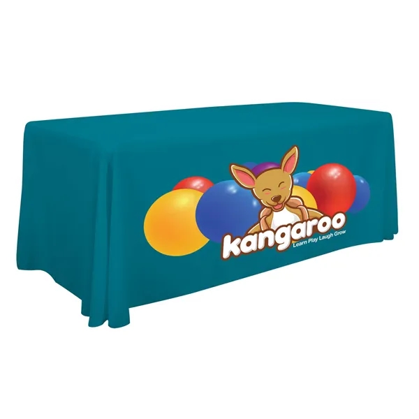 6' standard table throw made of polyester with 4 sides, draped... from ASI 87188 Showdown Displays