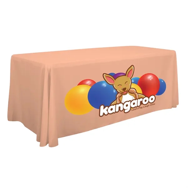 6' standard table throw made of polyester with 4 sides, draped... from ASI 87188 Showdown Displays