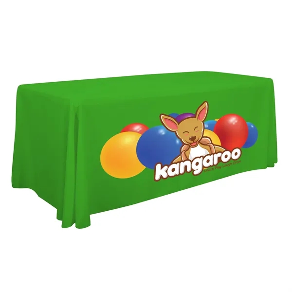 6' standard table throw made of polyester with 4 sides, draped... from ASI 87188 Showdown Displays