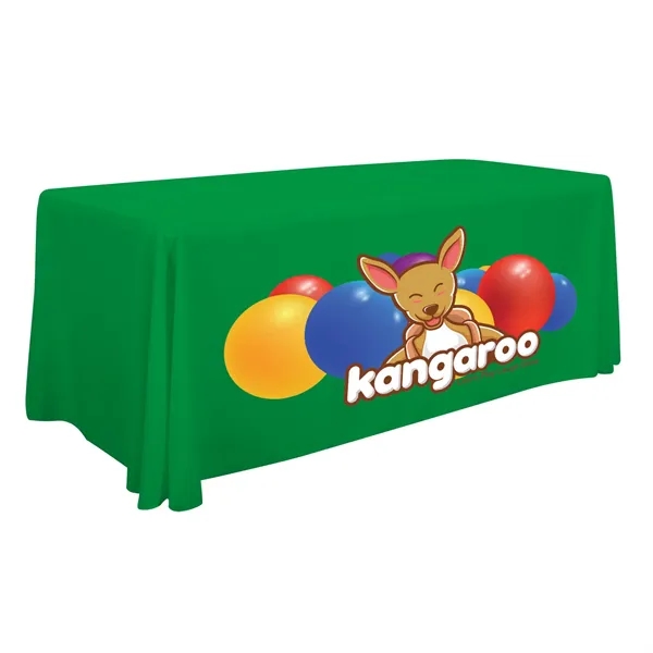 6' standard table throw made of polyester with 4 sides, draped... from ASI 87188 Showdown Displays