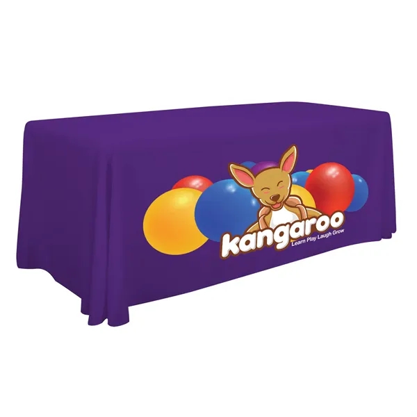 6' standard table throw made of polyester with 4 sides, draped... from ASI 87188 Showdown Displays