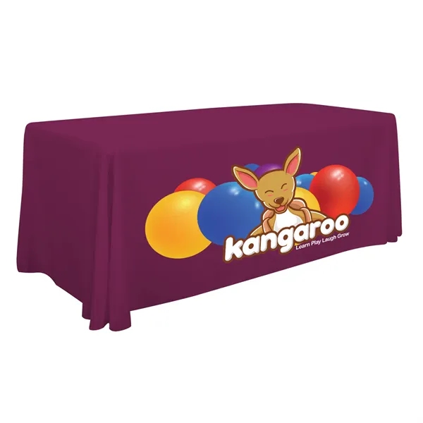 6' standard table throw made of polyester with 4 sides, draped... from ASI 87188 Showdown Displays