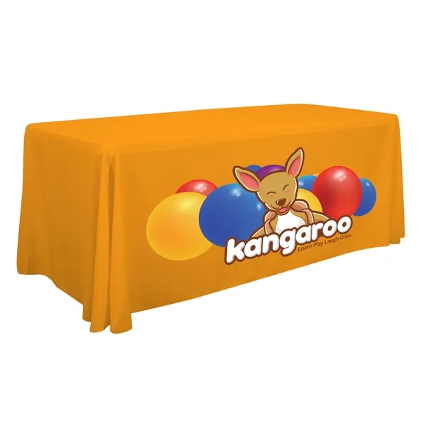 6' standard table throw made of polyester with 4 sides, draped... from ASI 87188 Showdown Displays