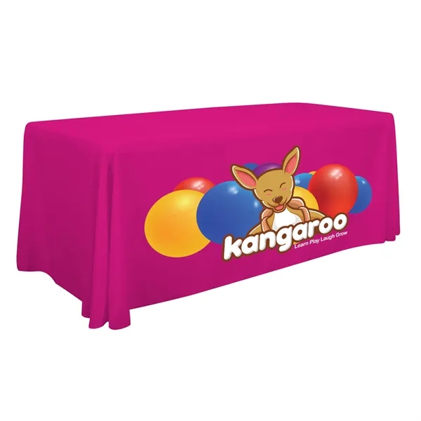 6' standard table throw made of polyester with 4 sides, draped... from ASI 87188 Showdown Displays