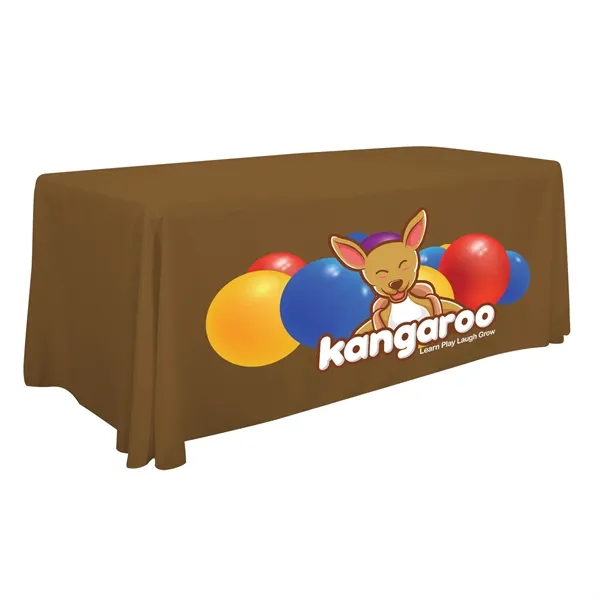 6' standard table throw made of polyester with 4 sides, draped... from ASI 87188 Showdown Displays