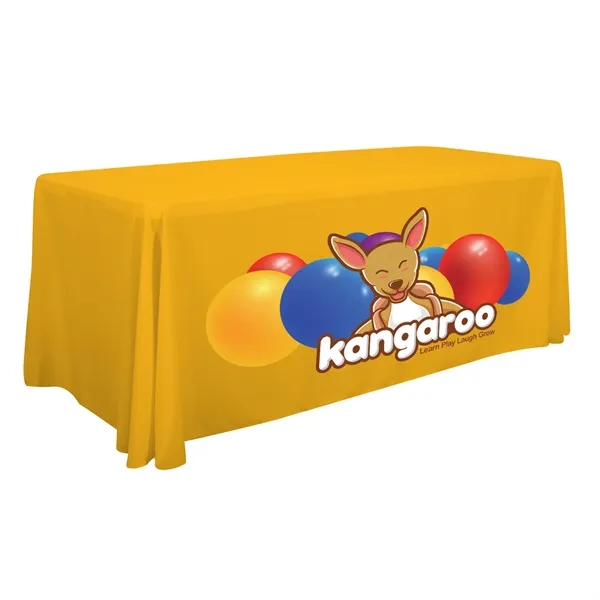 6' standard table throw made of polyester with 4 sides, draped... from ASI 87188 Showdown Displays