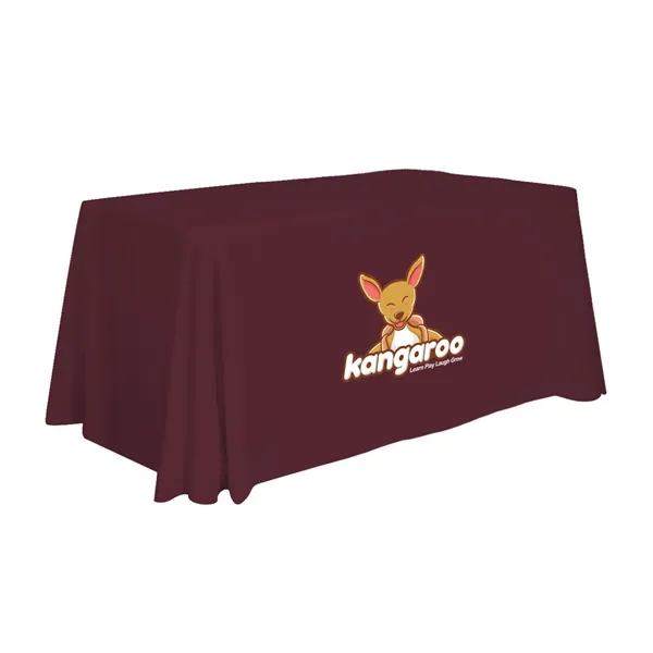 4' standard table throw made of polyester with 4 sides, draped... from ASI 87188 Showdown Displays