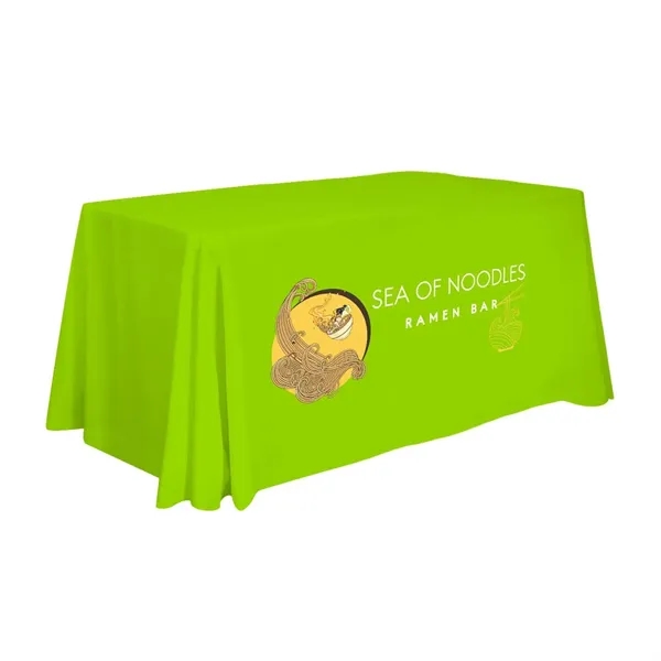 4' standard table throw made of polyester with 4 sides, draped... from ASI 87188 Showdown Displays