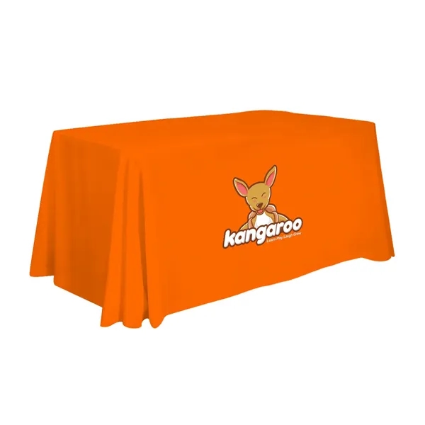 4' standard table throw made of polyester with 4 sides, draped... from ASI 87188 Showdown Displays