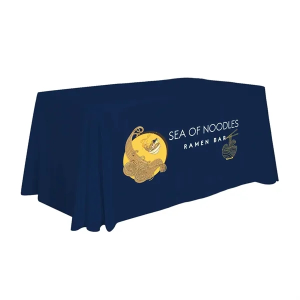 4' standard table throw made of polyester with 4 sides, draped... from ASI 87188 Showdown Displays