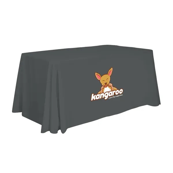 4' standard table throw made of polyester with 4 sides, draped... from ASI 87188 Showdown Displays