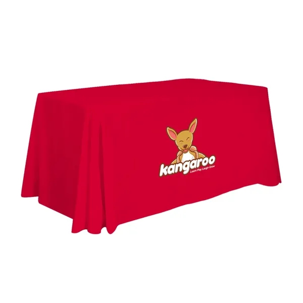 4' standard table throw made of polyester with 4 sides, draped... from ASI 87188 Showdown Displays