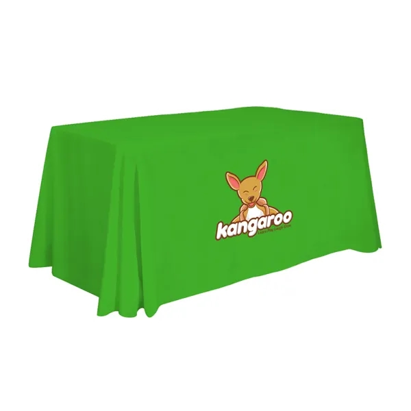 4' standard table throw made of polyester with 4 sides, draped... from ASI 87188 Showdown Displays