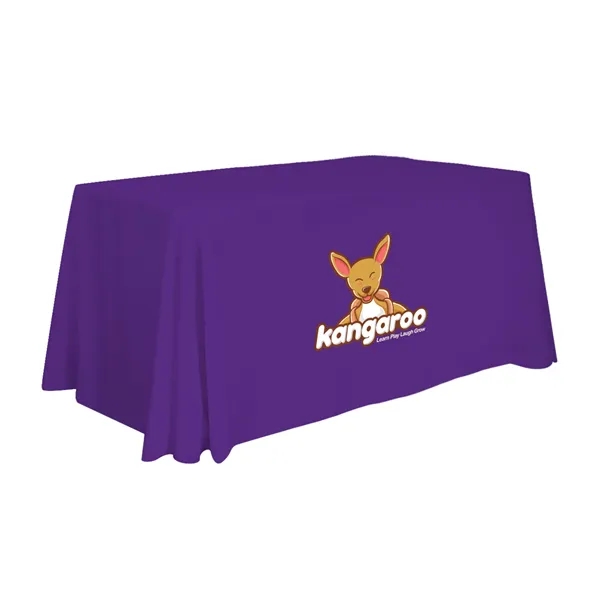 4' standard table throw made of polyester with 4 sides, draped... from ASI 87188 Showdown Displays