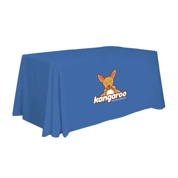 4' standard table throw made of polyester with 4 sides, draped... from ASI 87188 Showdown Displays