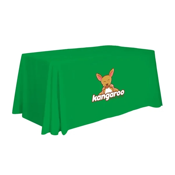 4' standard table throw made of polyester with 4 sides, draped... from ASI 87188 Showdown Displays