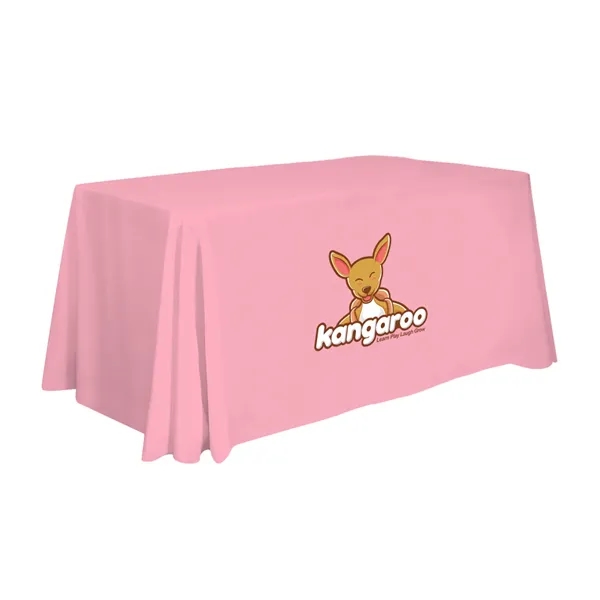 4' standard table throw made of polyester with 4 sides, draped... from ASI 87188 Showdown Displays